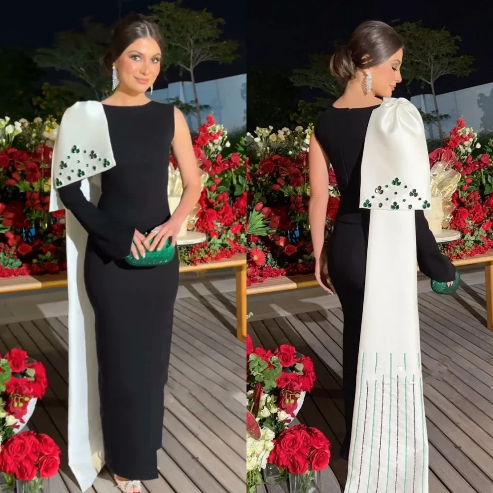 A-line One-shoulder Prom Dresses Homecoming Dresses Modern Style Formal Occasion Wedding Party Dress Saudi Arabia customized