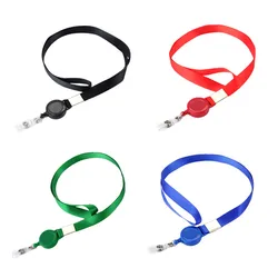 Retractable Lanyard for Work Card Staff Workers Nurse ID Holders Tag Name Badges Neck Strap Keys Pass Access Bus Card Lanyards