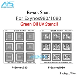 Amaoe Oil Net UV Solder Mask Ink Kit For Samsung Exynos980 Exynos1080 Exynos 980 1080 Mainboard CPU BGA IC Chip Stencil