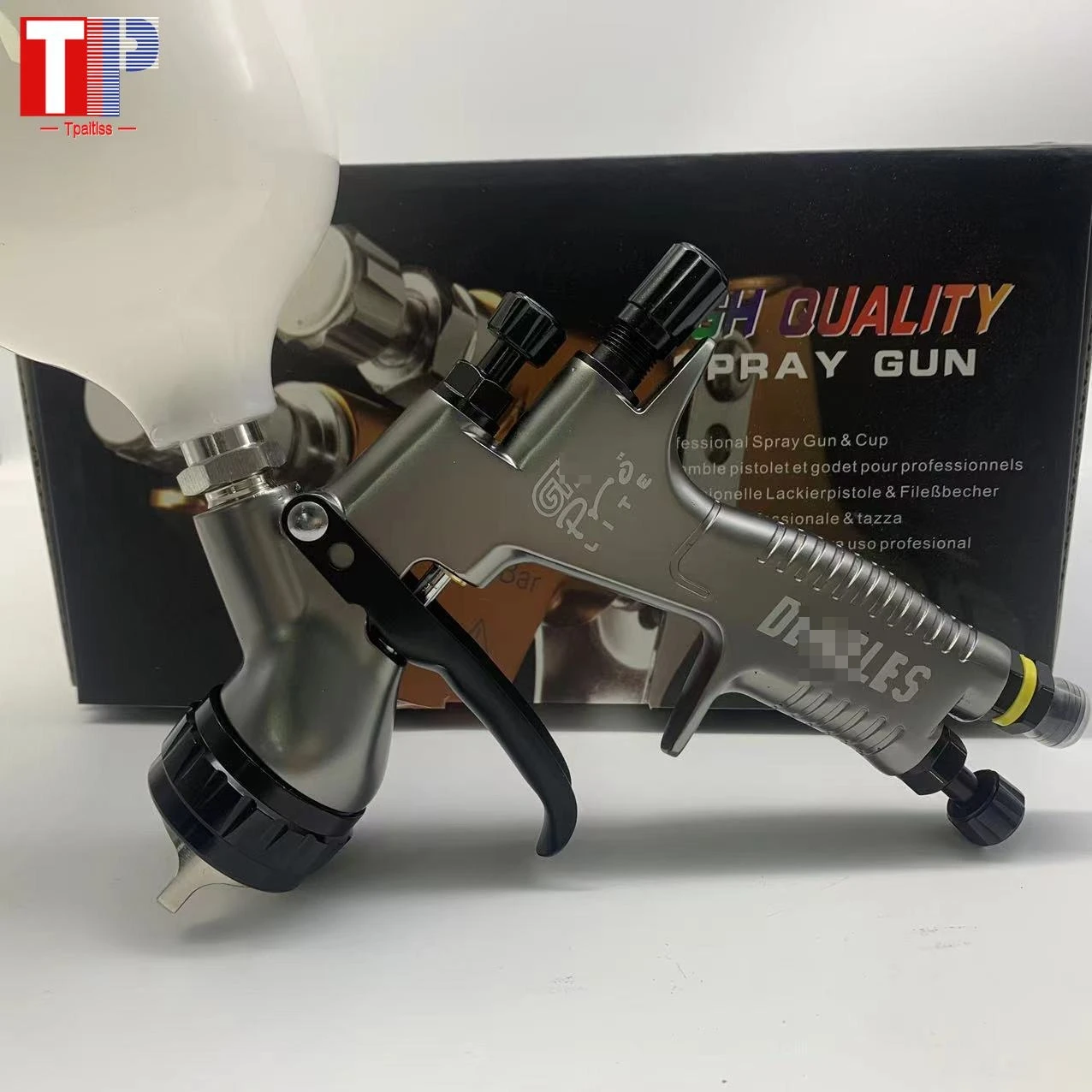 

Серый пистолет-распылитель для ремонта автомобилей TE20 1,3 мм сопло HVLP инструмент для покраски Devllblss