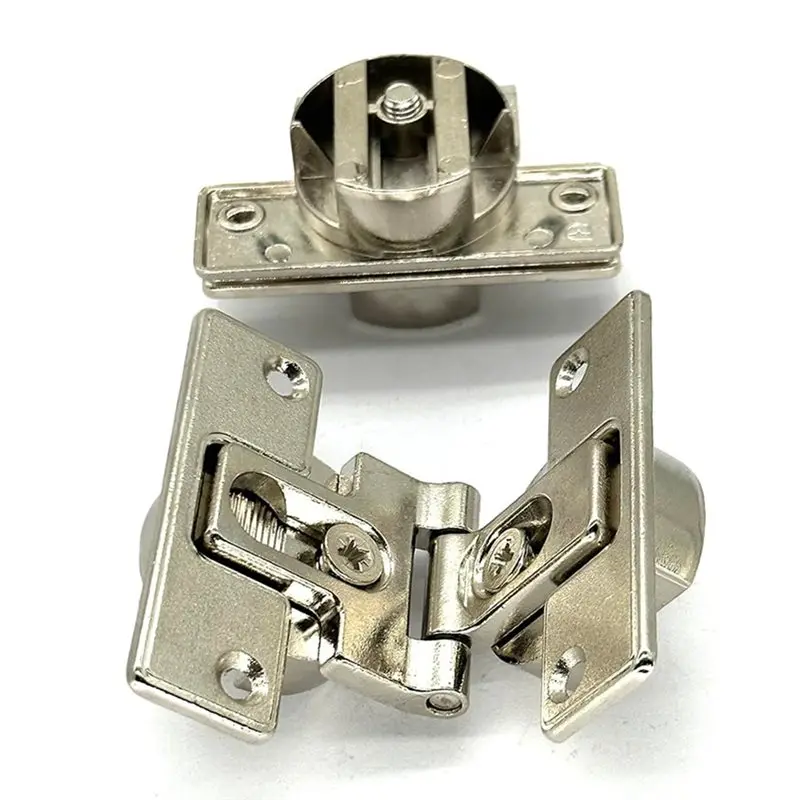 B97A-2-Piece 180-Degree Folding Hinge For Cabinet Linkage Doors, Door Hardware