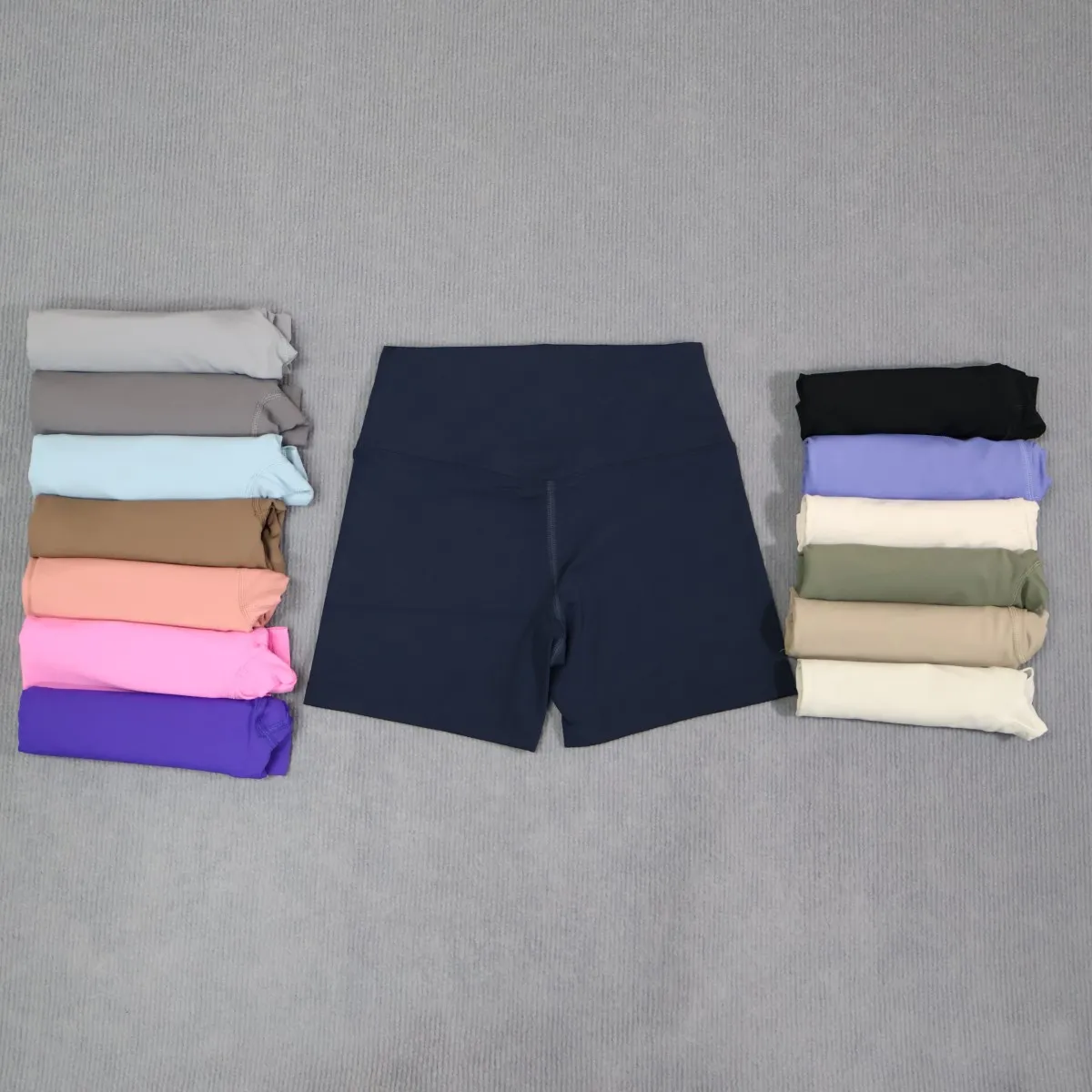 Hochgeschnittene Damen-Sportshorts Push-Up Gym-Leggings Weiche Schnelltrocknende Workout-Fitness-Laufbekleidung Yoga-Trainingsshorts – Detail 37
