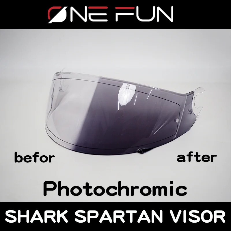 

For SHARK Helmet Visor Skwal Spartan D-Skwal Skwal 2 D Skwal 2 Helmet Shield Lens Accessories Unti Fog Full Face Photochromic