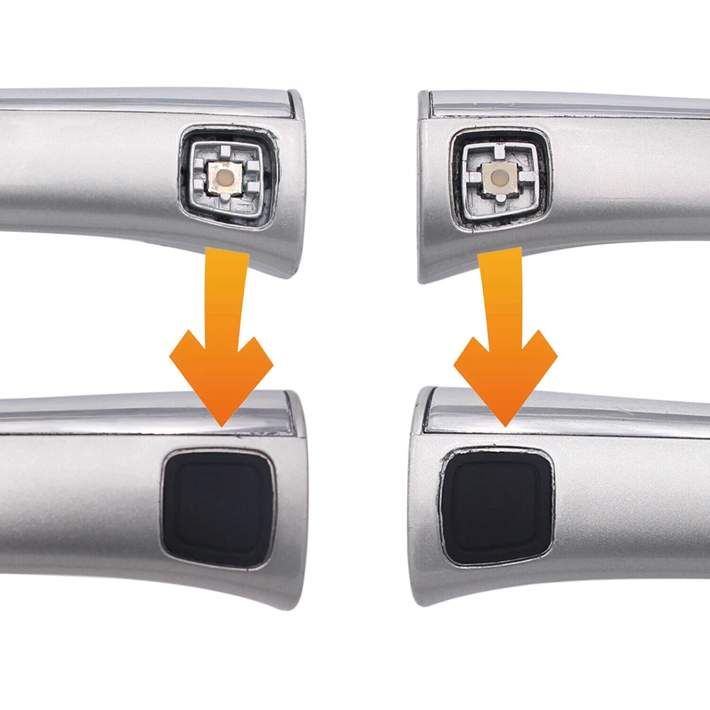 

High Quality Door Handle Button Cover Black Car Accessories Handle Button Switch Keyless Go For Mercedes W220 S350