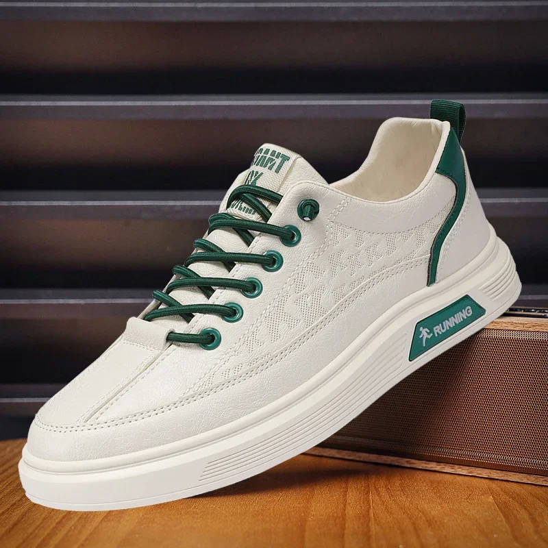 

Модная мужская повседневная обувь, белые кроссовки на платформе, уличная дышащая спортивная обувь, легкие кроссовки, мужские теннисные туфли