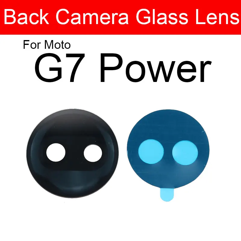 Back Camera Glass Lens For Motorola Moto G7 Power G8 G9 Plus Play G8 Power Lite Rear Camera Lens Glass With Adhesive Sticker