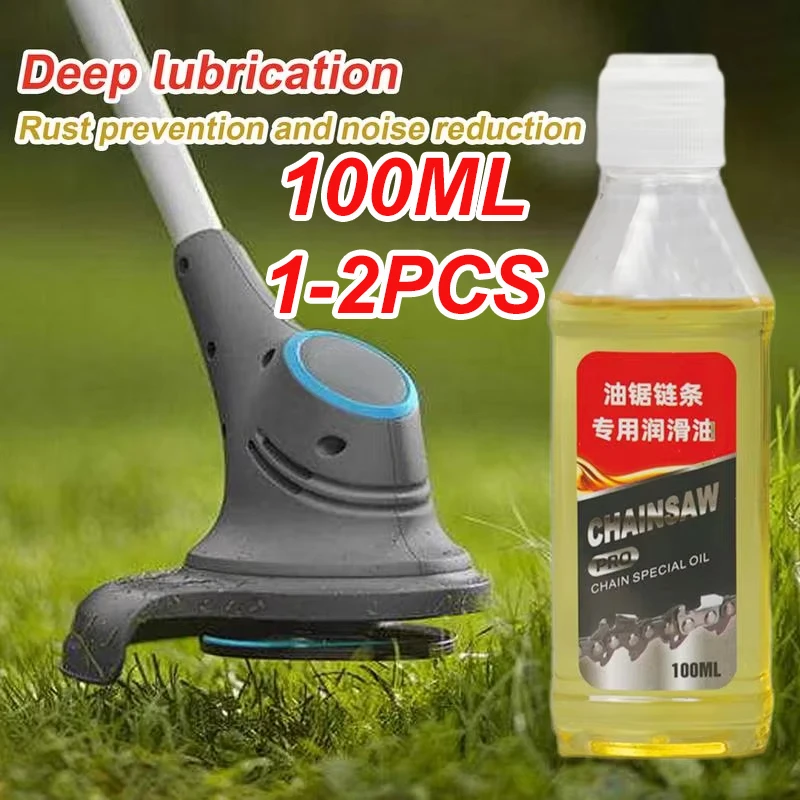 Motorcycle Chain Lube Noise Reduction 100ml Chain Saw Oil Lubricant Maintenance Tool Professional Chain Oil Chain Lube For