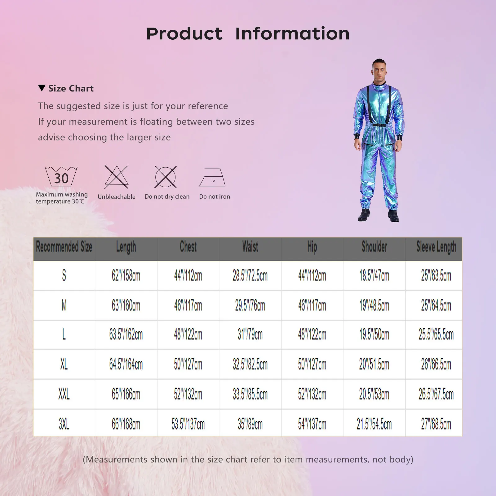 Mens Halloween Pilot Air Force Astronaut Alien Cosplay Costume with Metallic Roleplay Disco Overall Jumpsuits Zipper Bodysuit