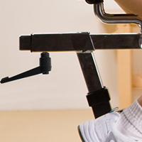 Adjustable L-Shaped Knob for Stationary Bikes Seat Height Adjustment Aluminum Steel Clamping Lever Handle Easy Install Fitness