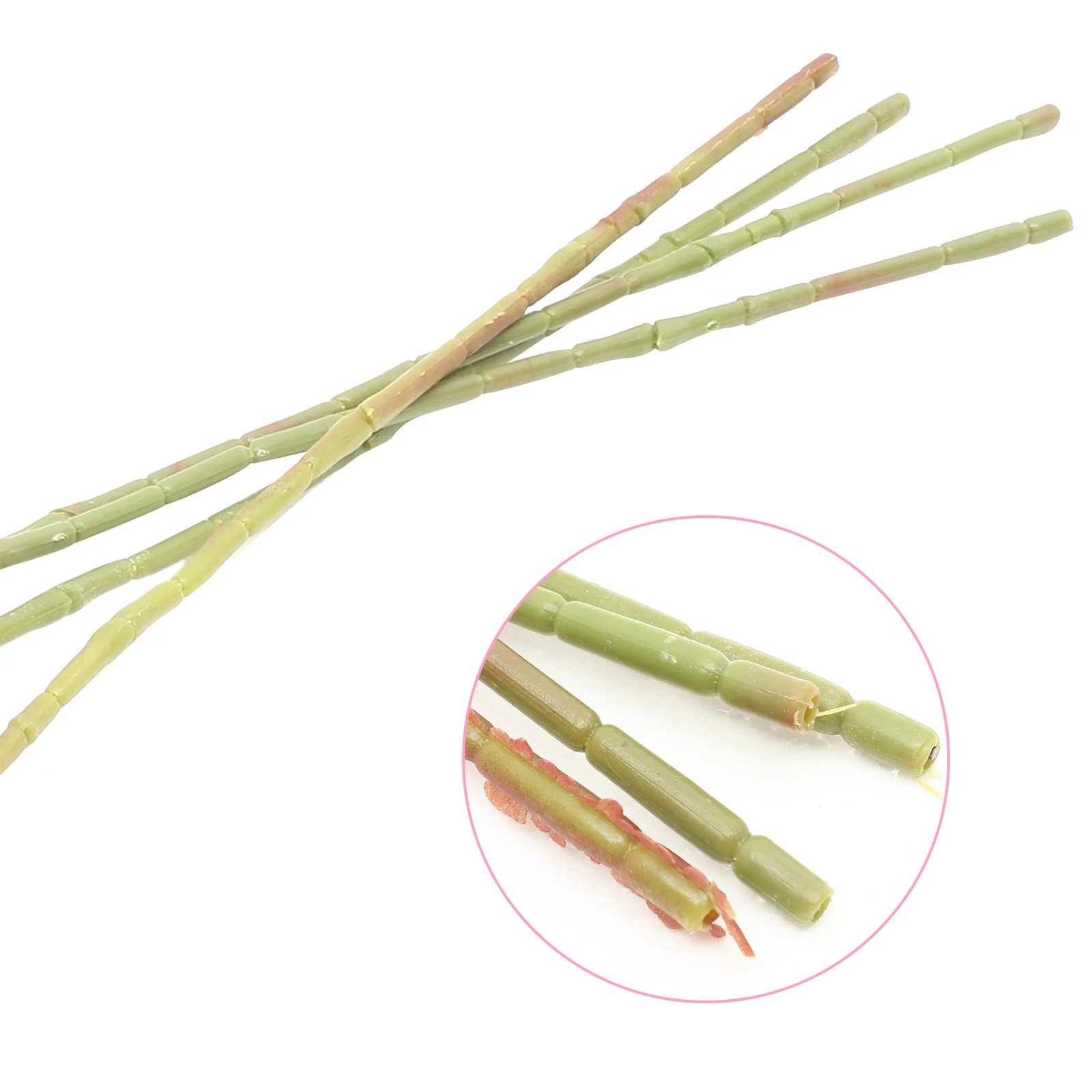 

4pcs Reptile Plant Decoration Artificial Plants for Terrarium Climbing Durable Brushed Fabric Lifelike Pet Tank Accessories Box