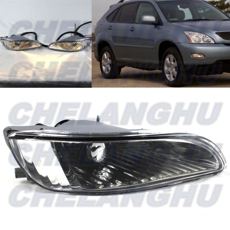 

For Lexus RX330 2004 2005 2006 RX350 2007 2008 2009 Right Side Front Fog Light Fog Lamp with Halogen Bulbs