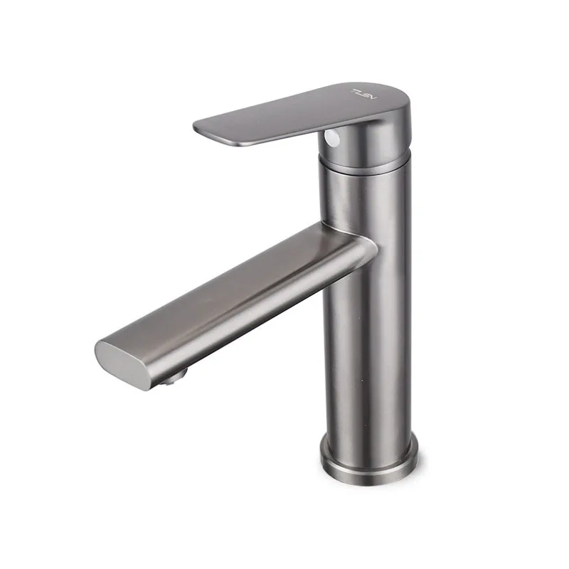 

Basin Faucet Gun Gray Hot and Cold Water Stainless Steel Basin Faucet Wash Basin Single Cold Faucet
