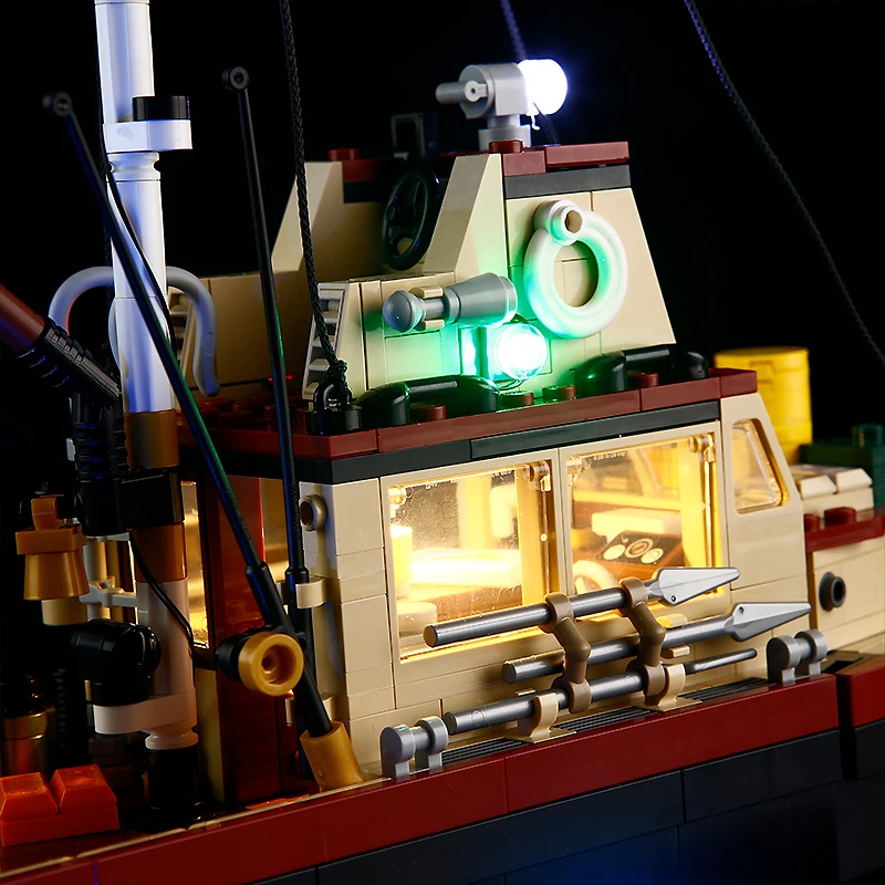 

luxury quality LED Lighting Set for Lego 21350 JAWS (Only Led Light,Without Blocks Model) Perfect Fit & Brilliant Glow
