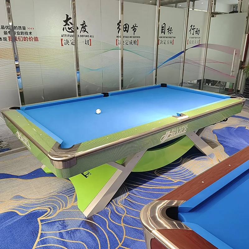 

China Factory Direct Price 7FT 8FT 9FT Indoor Entertainment Sport Auto Ball Return Billiard Table America Snooker Table