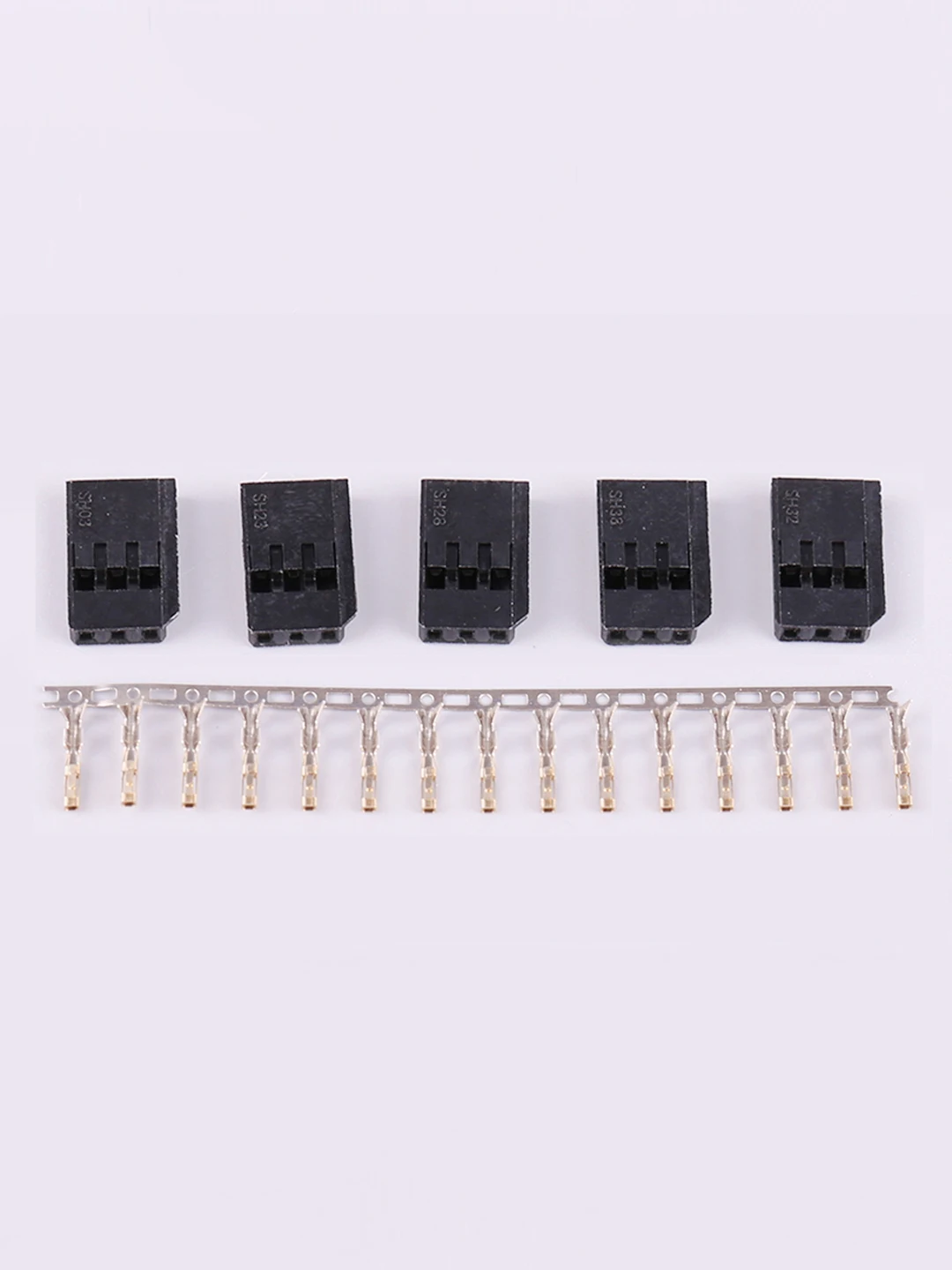 10 Sets DIY 3 Pin Servo Plug Set Female Male Connector Gold Plated For Futaba JR Type RC Airplane Multirotor Quadcopter Plug