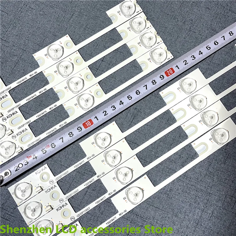 32 인치 Konka LED32F1100CF LED32E330C LED32F1170CF 35017517 35018475 35018477 35018476 35018478 라이트 바 3V
