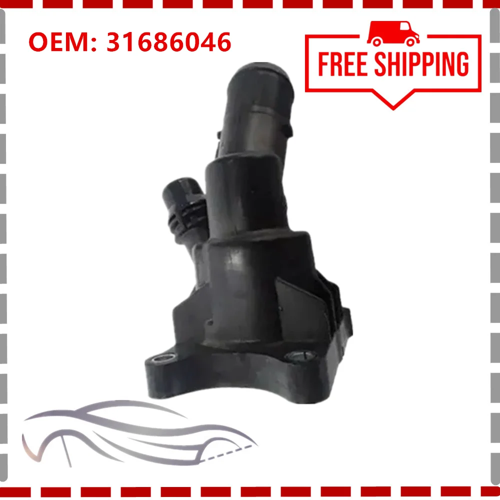 

31686046 Car Thermostat Housing Coolant Thermostat Housing Assembly For Volvo S60 S90S XC60 XC90