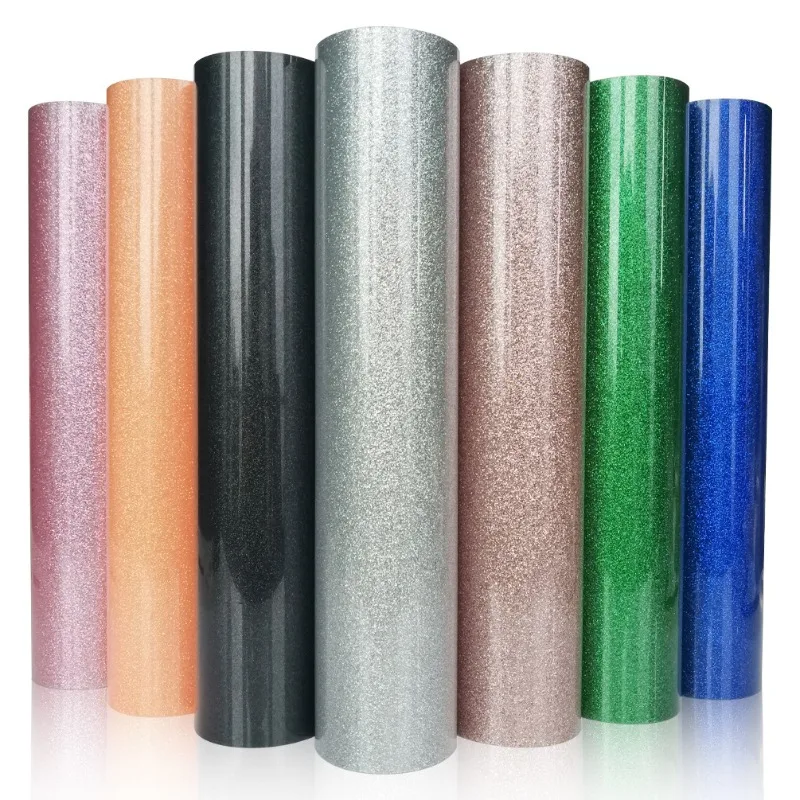 

30cm*100cm Multi Colors Metallic Heat Transfer Vinyl Iron on HTV Printing Heat Transfer Film for Tshirt Clothing Transfer