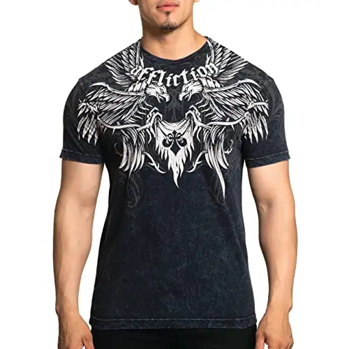

Affliction 3D T Shirts Men Affliction Clothing Core Classic Mens T-Shirts Casual ONeck Pullover Outdoor Tops Sportshirt Clothing