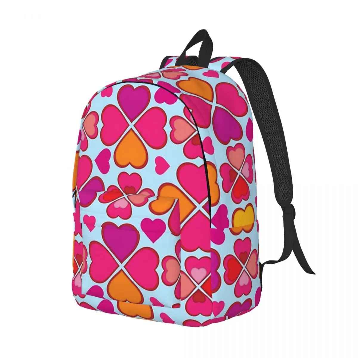 Hearts Flower Creation III Backpack Daypack Large Capacity Children BookBag School Bag Shoulder Bags for Men Women