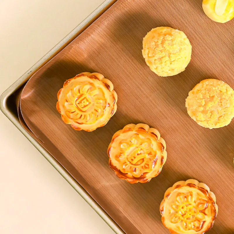 قابلة لإعادة الاستخدام الخبز حصيرة الخبز حصيرة غير عصا مقاومة للحرارة الطبخ الحصير النفط واقية الخبز ورقة فرن صينية الخبز منصات أدوات الخبز #2