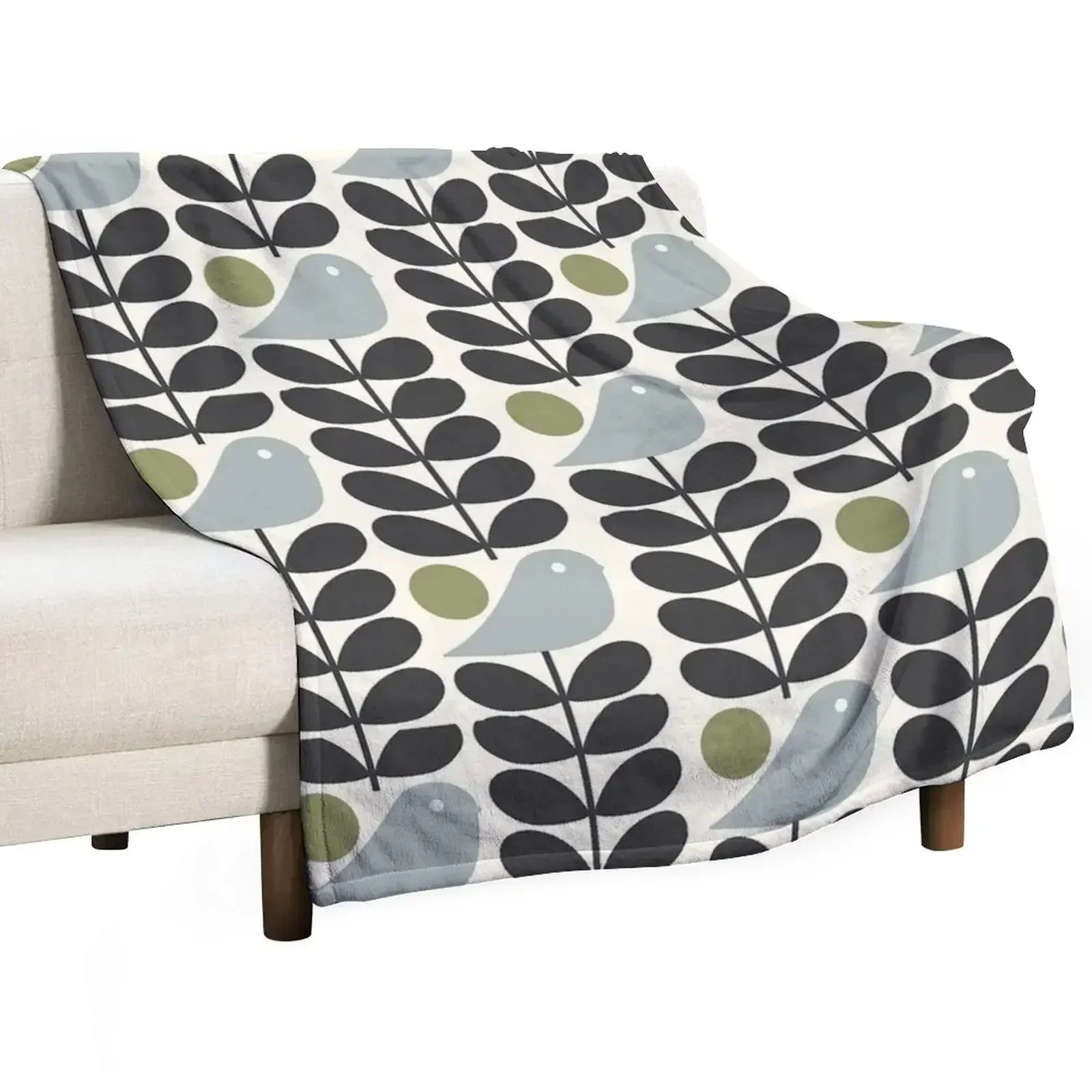 Orla Kiely Throw Blanket Designers christmas decoration Soft Plush Plaid Decorative Sofas Heavy Furry Blankets
