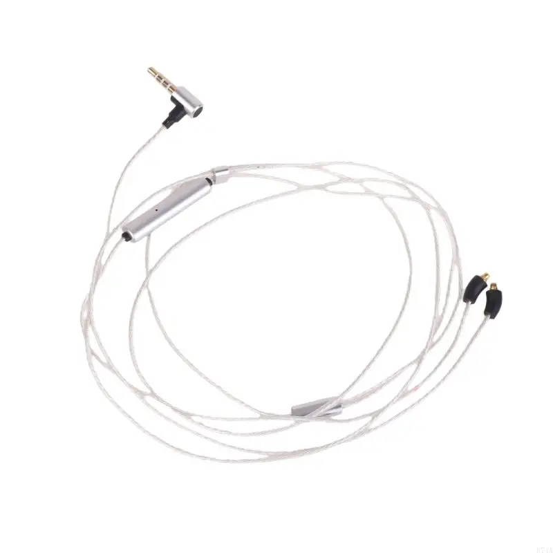 4.2ft L Bending aux cord stereoed เสียงหูฟังสำหรับการเปลี่ยน e74a