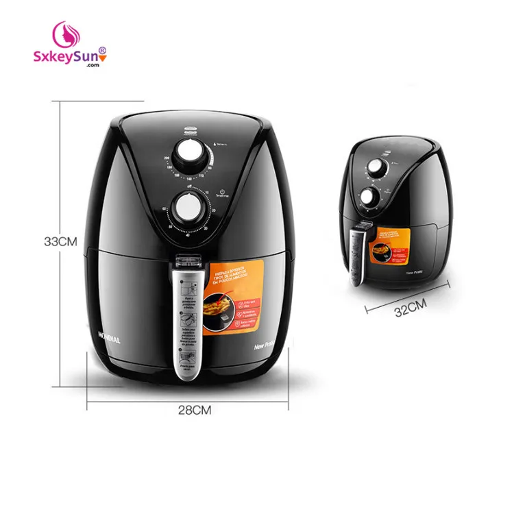 

air Fryer Home 3.5L Multi-function Intelligent Automatic Large-capacity Oil-free Electric Fryer with Non-stick Separate Basket
