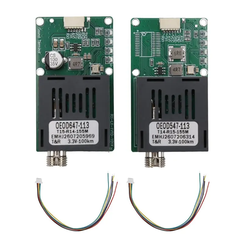 [B24B!】 UART/SBUS Optical End Device 100KM TTL TX RX Module Dedicated Optical Port Transceiver Module