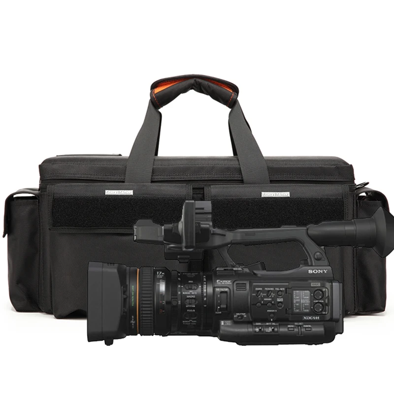 Профессиональная сумка для видеокамеры Telecamera, сумка для объектива камеры DSLR, защитная сумка для автомобильного оборудования для Sony Panasonic, нагрузка 20 кг
