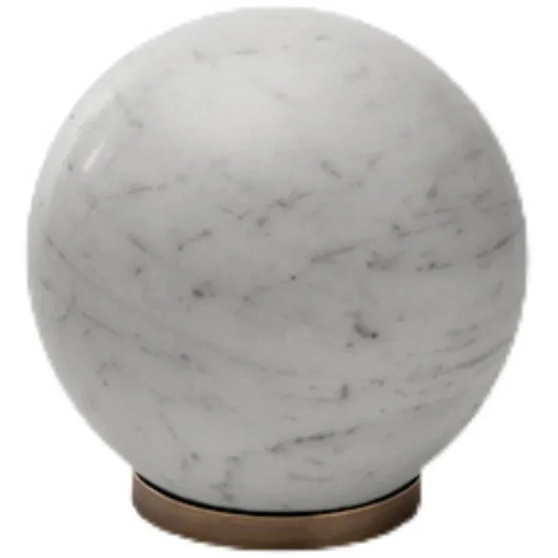 100% Natural Marble Decor, Modern Luxury Brass Ornament for Model Room