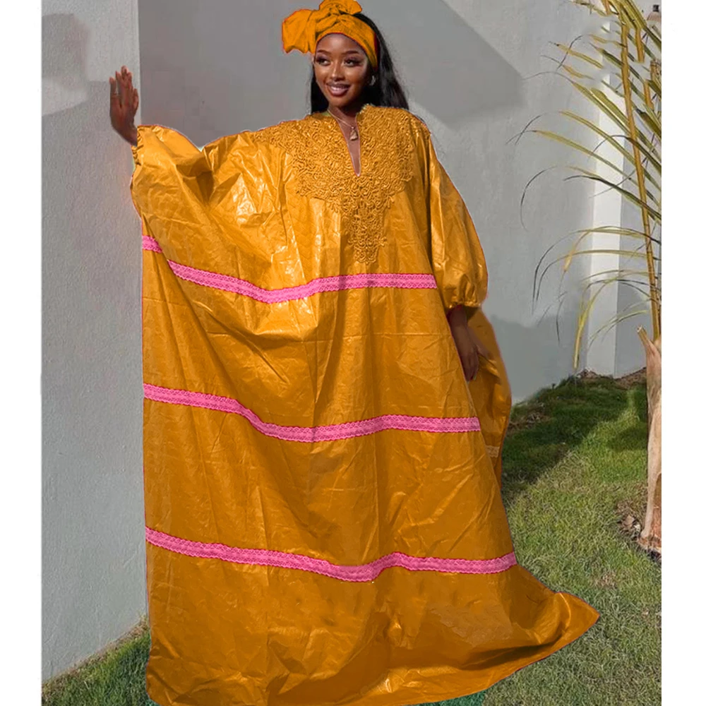 

Dashiki Robe Africaine Femme Nouveauté Bazin Riche Long Dresses Large Size Top Quality Bazsin Riche Dashiki Robe Clothing