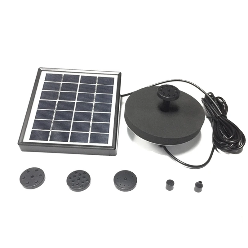 1.4W Solar Water Pump Solar Panel Fountain Pump Pool Pond Garden Water Sprinkler Sprayer For Bird Bath/Pond/Garden