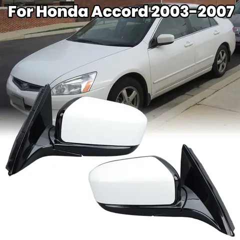 3 Pins Rearview Mirror Assembly For Honda Accord 2003 2004 2005-2007 Manual Folding Without Heated Side Mirror Car Accessories