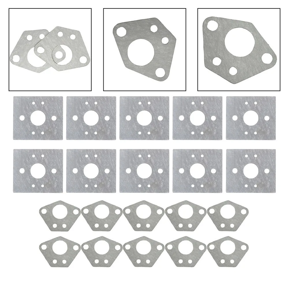 20PCS Carburetor Gasket For CG430 For CG520 For BC430 For BC520 Chainsaw Trimmer Brush Cutting Machine Engine Accessories