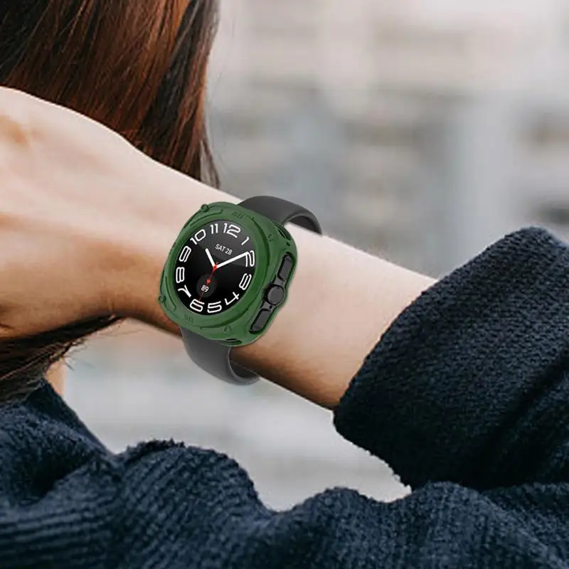 Watch Screen Cover Bumper Shell Screen Case Protector Waterproof Case TPU Cover Replacement Part Screen Cover Protective Film