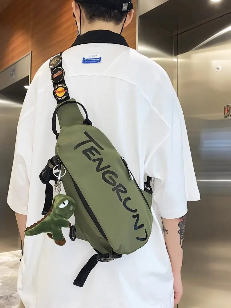 unisex-crossbody-bag-street-style-leisure-travel-chest-bag-sports-backpack-nylon-material-small-size-for-students-and-young-p