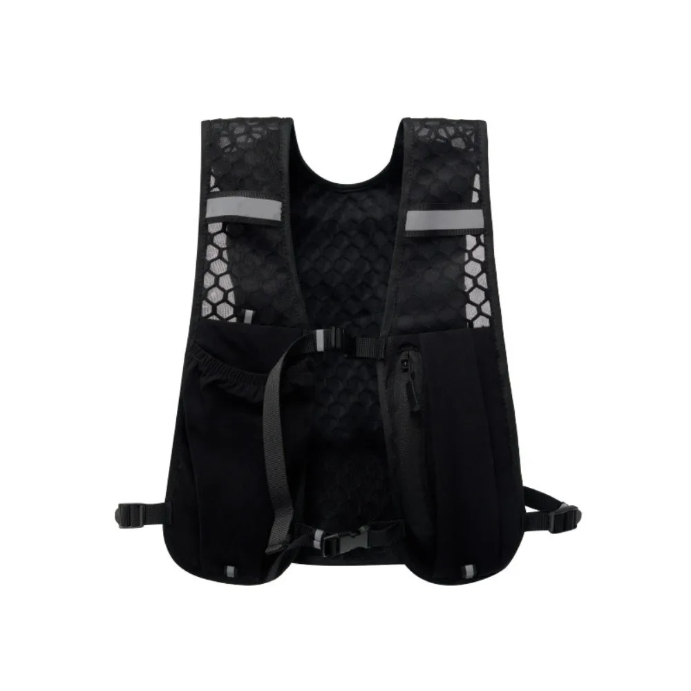 

Chest Pack Running Storage Vest Phone Storage Pocket Waterproof Nylon Running Hydrating Backpack Lightweight Reflective