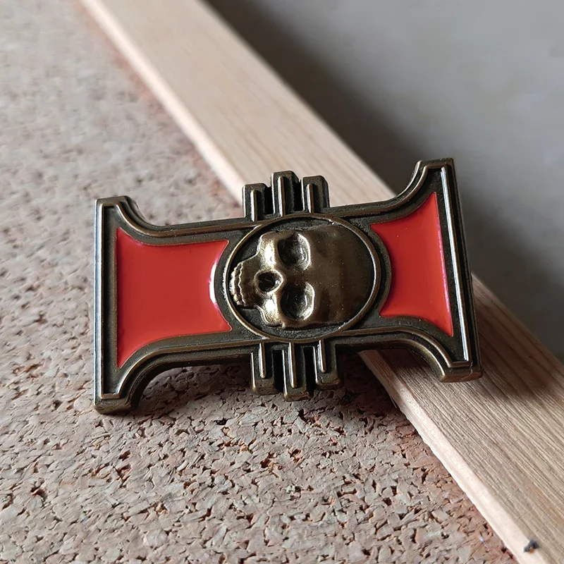 Creative Vintage Badge Judge Metal Enamel Pin  Warhammer 40k Brooch Clothes Baby Accessories Holiday gift image 6