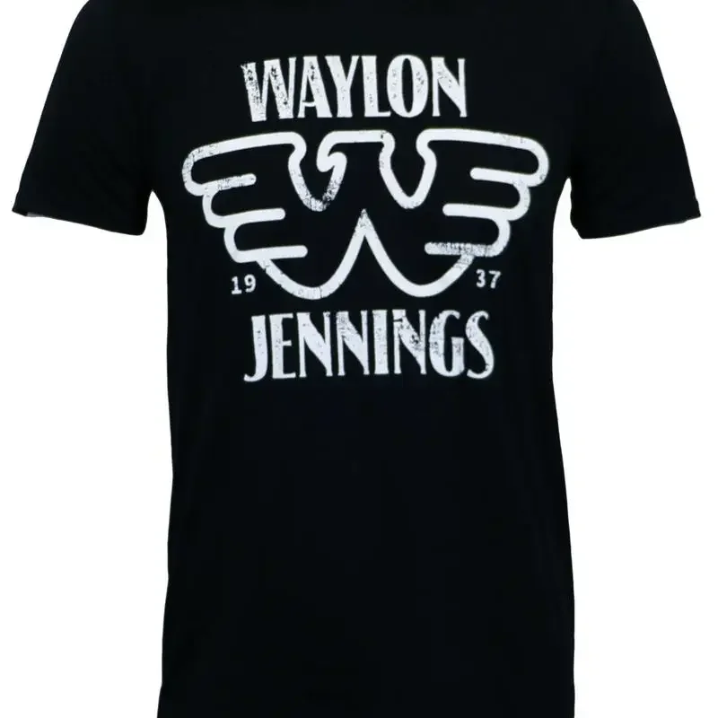 Authentic WAYLON JENNINGS Est 1937 Slim Fit T Shirt S M L XL 2XL NEW