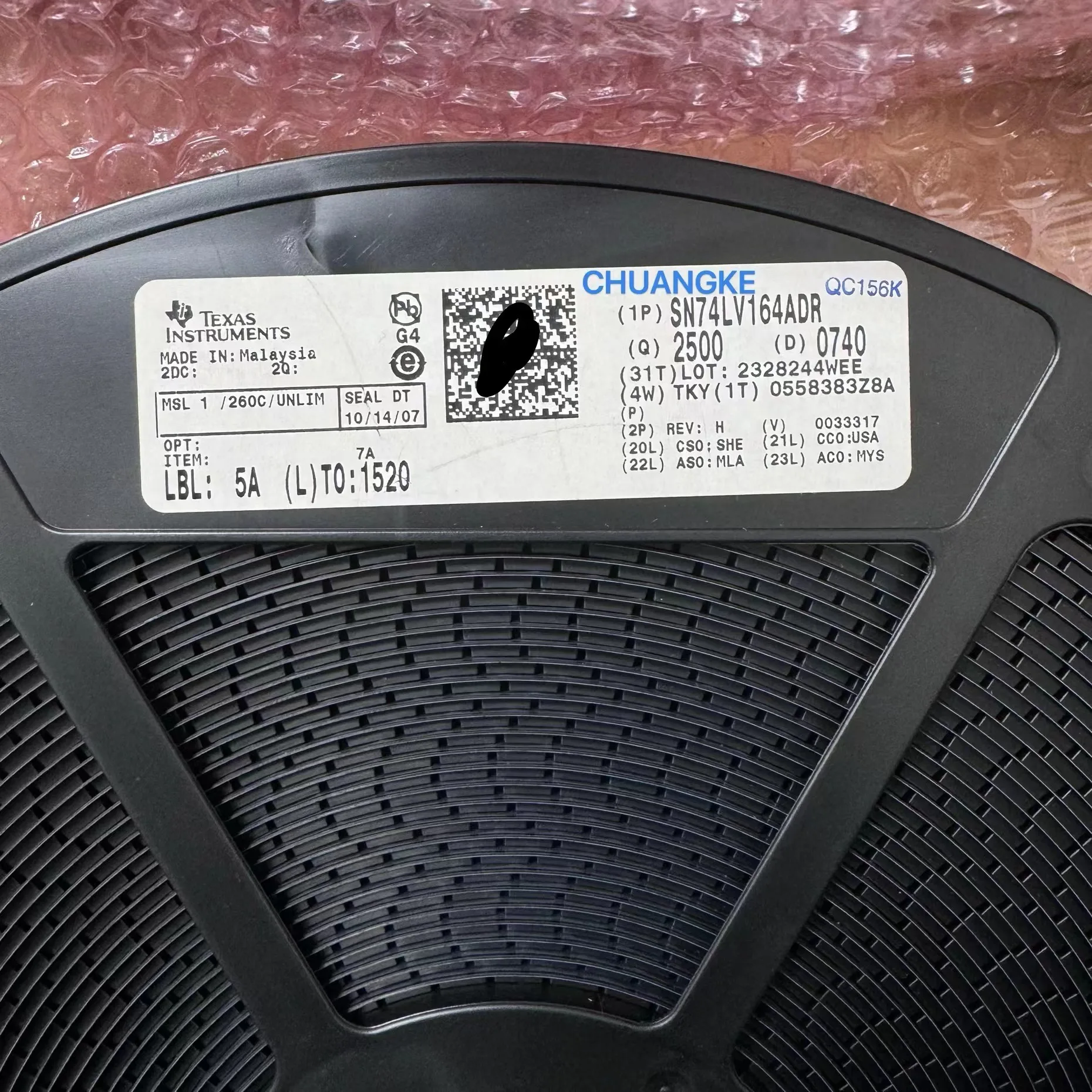 SN74LV164ADR SOP14, Nouveau, 100 Pièces