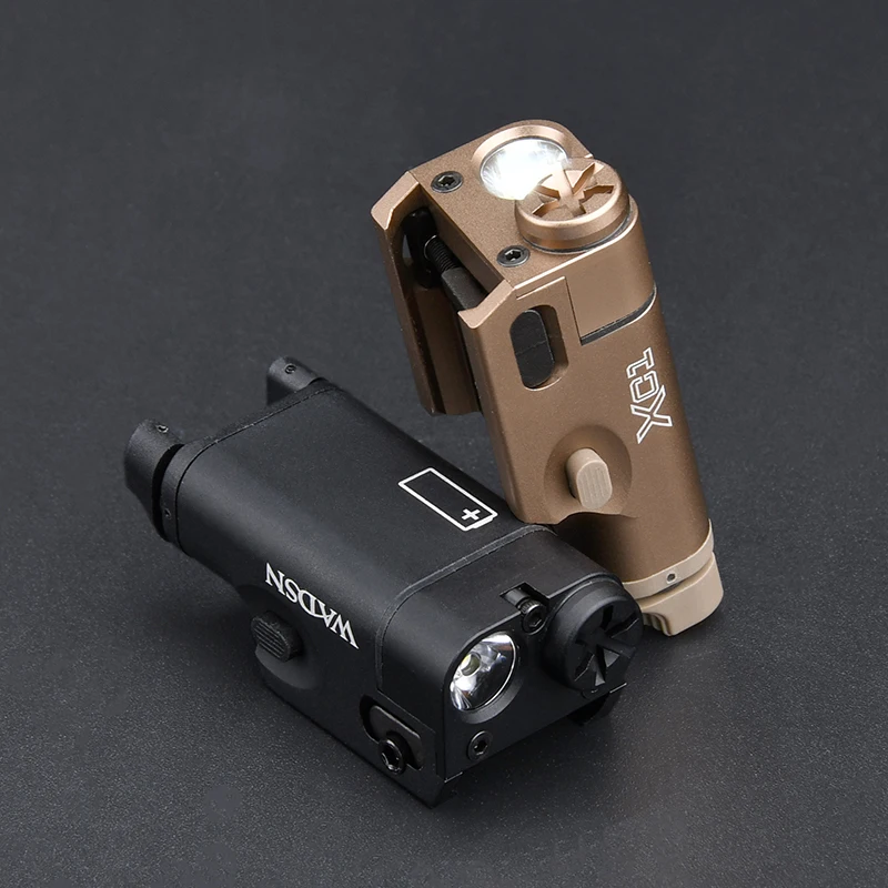 التكتيكية SureFir XC1 الترا المدمجة الأبيض مصباح ليد جيب مسدس معدني سلاح ضوء كشاف صغير معدني ثابت/لحظة