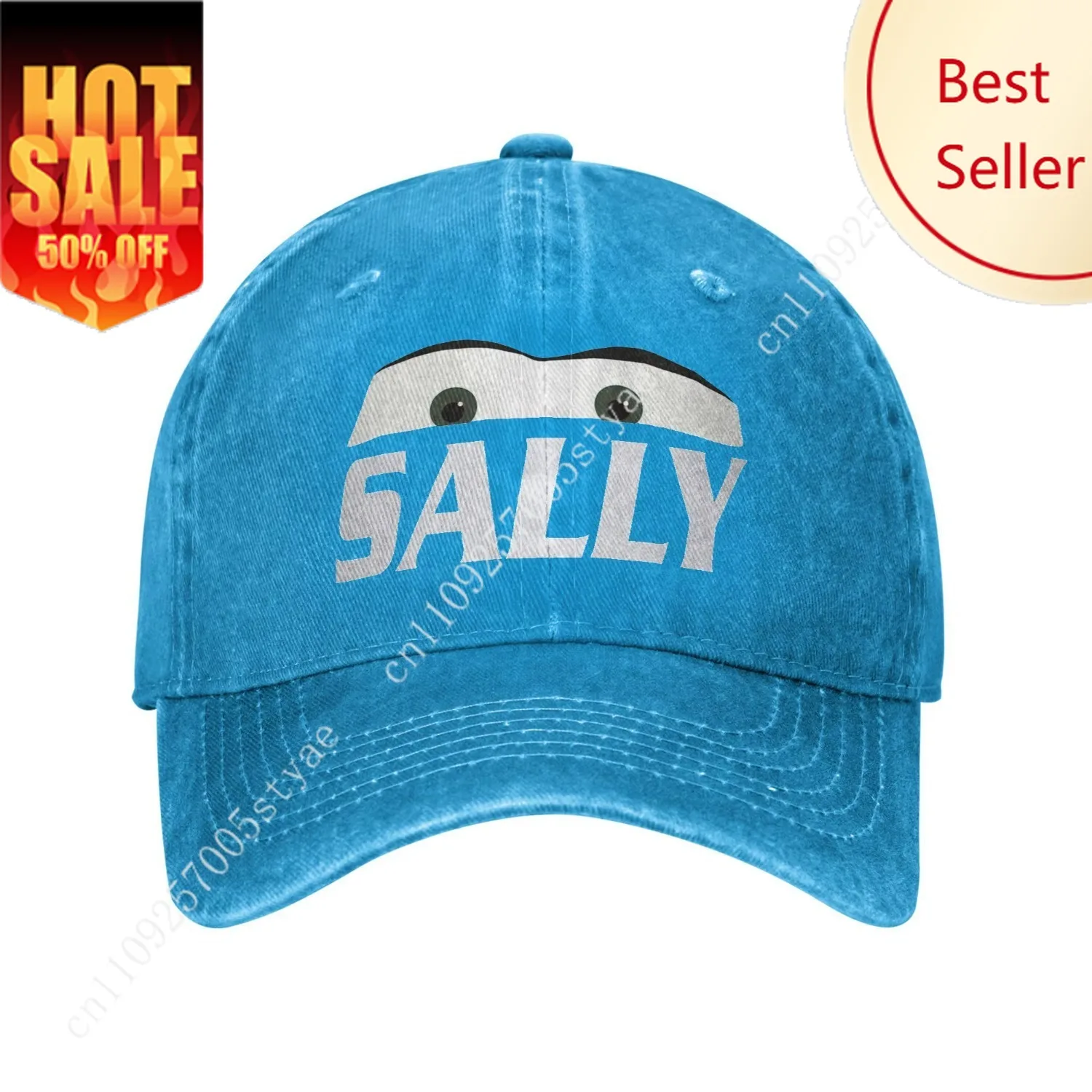 

Sally I'm Lightning Cars Trucker Hat Accessories for Unisex Baseball Cap Mcqueen Vintage Headwear Sun Caps Adjustable