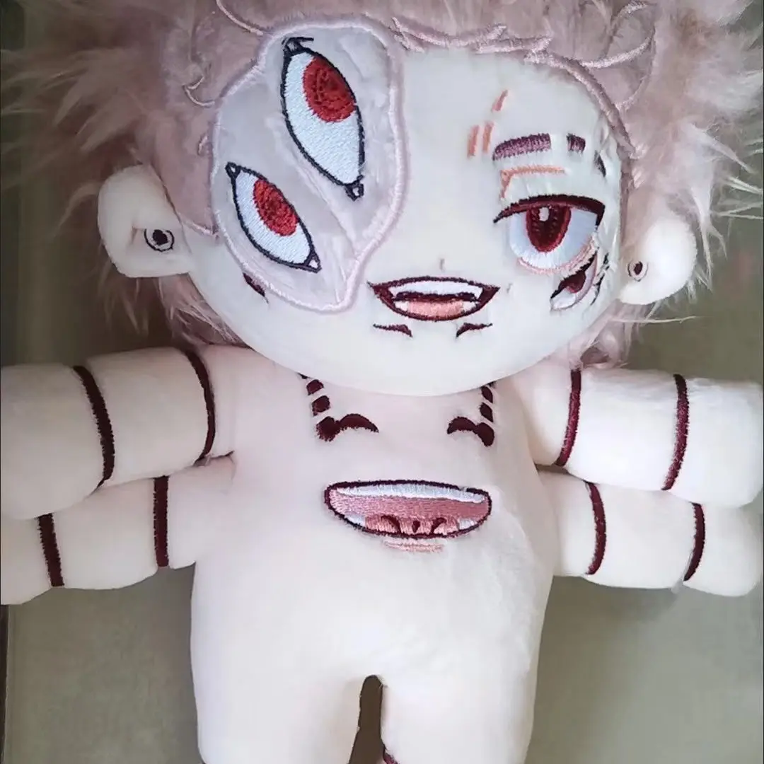 

30 см аниме JK Ryomen Sukuna Kawaii косплей хлопковая кукла тело со скелетом мультфильм мягкие куклы сменный костюм игрушечные фигурки фанаты подарок