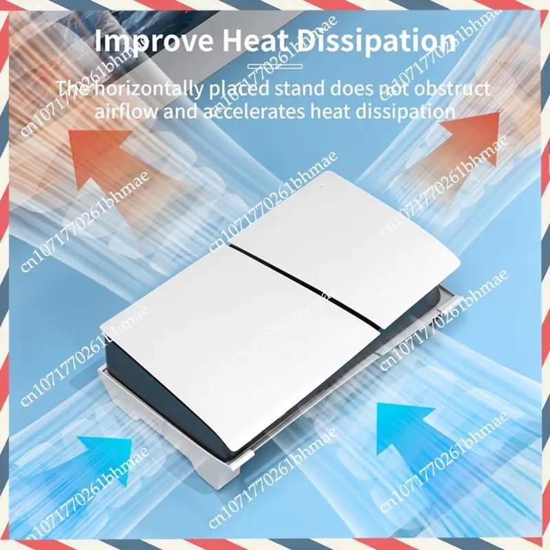 

-A21Z Горизонтальная подставка для консоли PS5 Slim, базовая подставка для PS5 Slim Disc и цифровые издания, держатель док-станции для игровой консоли Dura