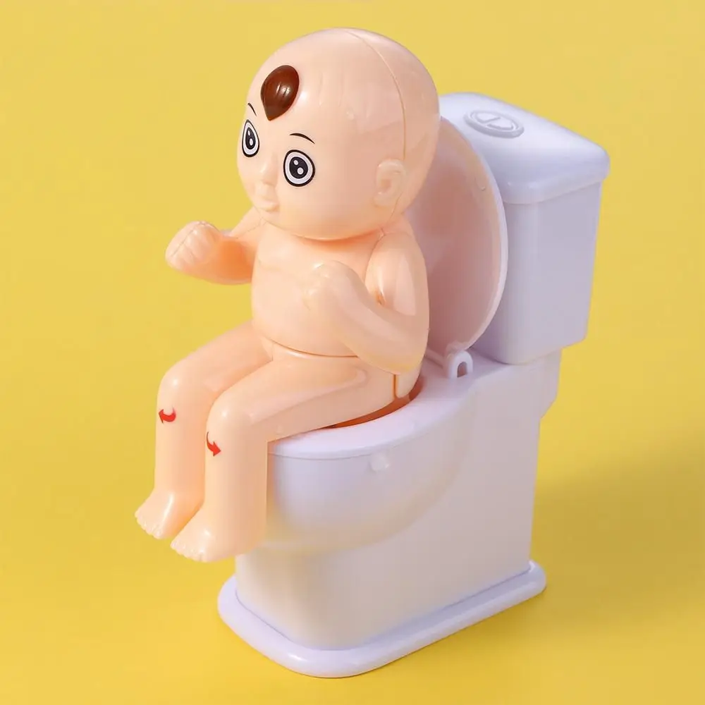 

Gag Toy Spray Prank Cartoon Patterns Funny Humanoid Doll Water Spray Toy Mini Sprinkler Toilet Squirt Joke Toy Toilet Pee Boy