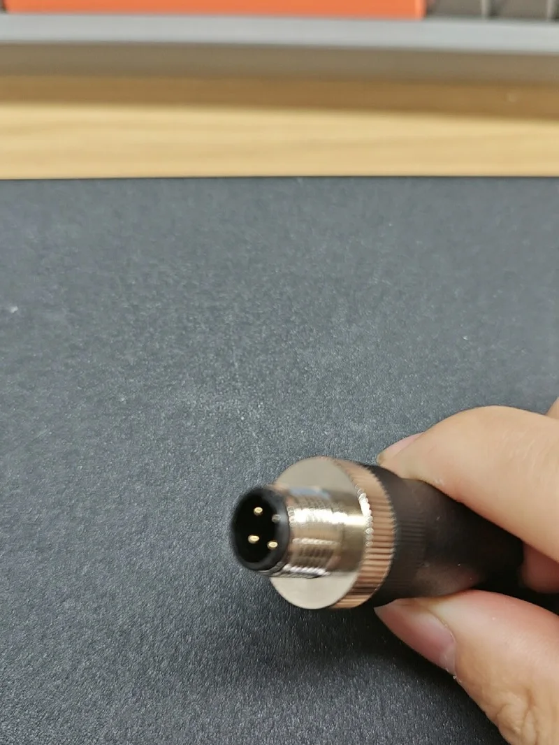 M12-Steckverbinder PG9 Wasserdicht 4/5/8-polig Stecker Buchse Gerade Winkellos Lötfreie Schraubklemme für 6-8mm Kabel – Detail 8
