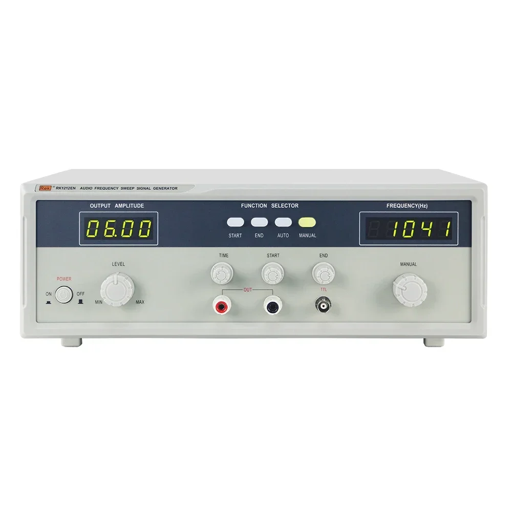 China Audiosignalgenerator 60 W REK RK1212EN 0,1 Vrms--22 Vrms Erkennung von Rauschen Pure Tone Check Audio Sweep Generator