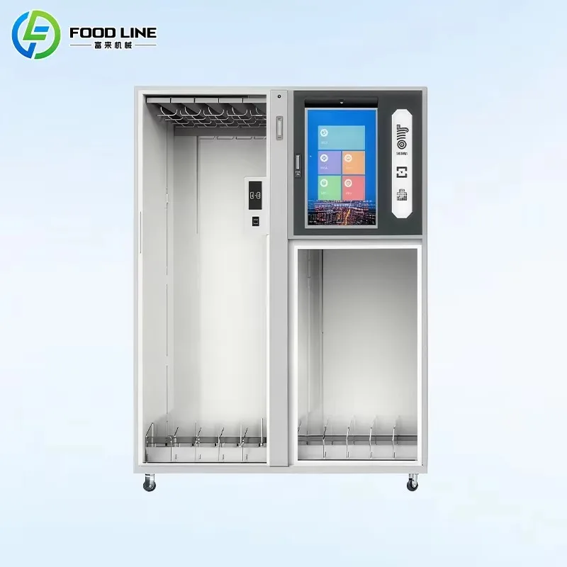 Customized Waterproof Outdoor Smart Locker Barcode Unlock Parcel Takeaway Storage Cabinet