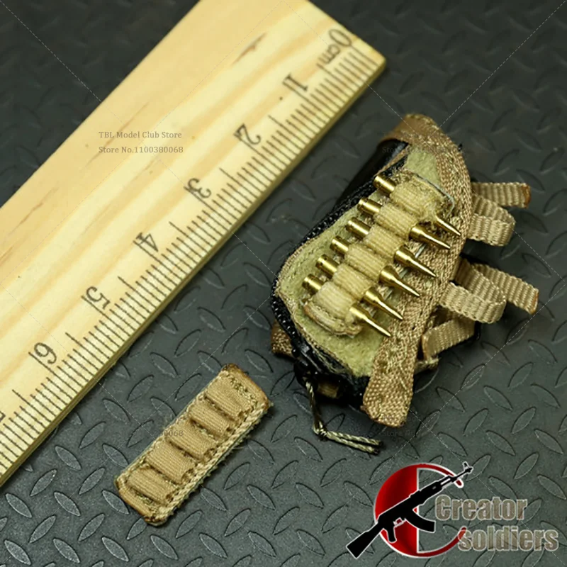 نظرة اللعب 1/6 مقياس ملحق ذكر صغير 3 ColorCombat الخد الوسادة صالح للطراز M40 M14 M110 12 بوصة عمل الشكل الجندي #4